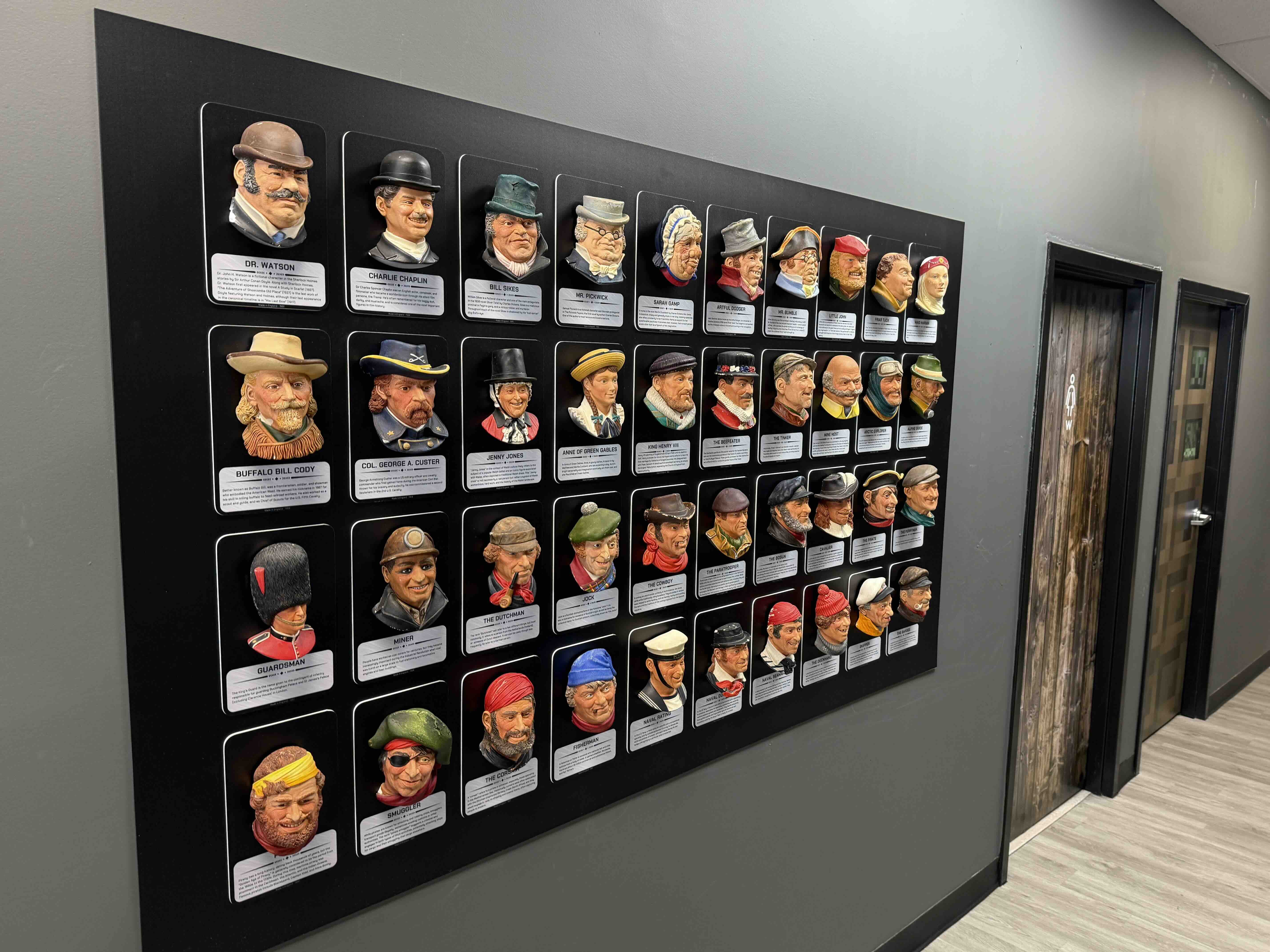Bosson Head Display On Wall
