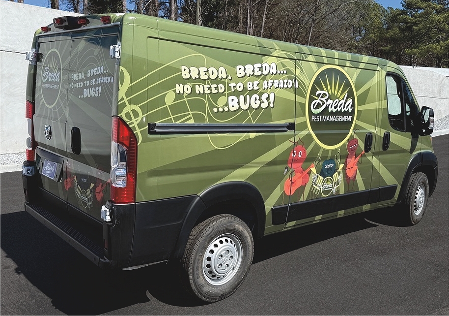 breada pest control van