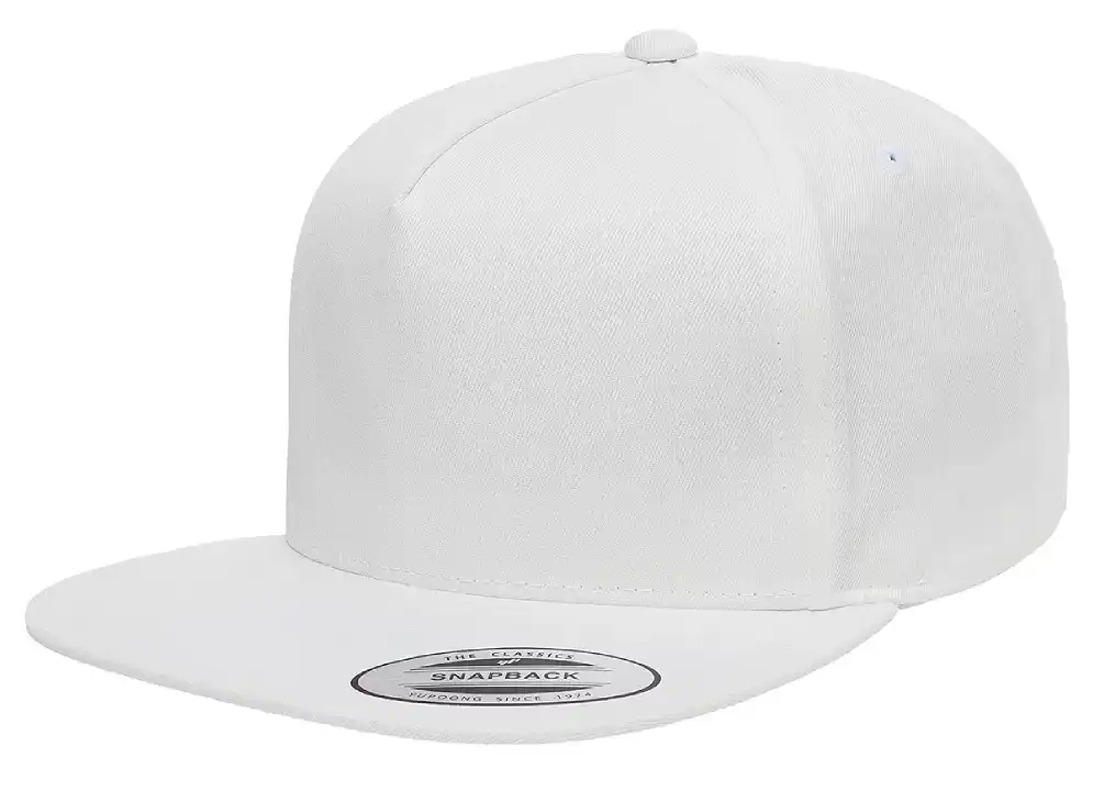 White snapback hat