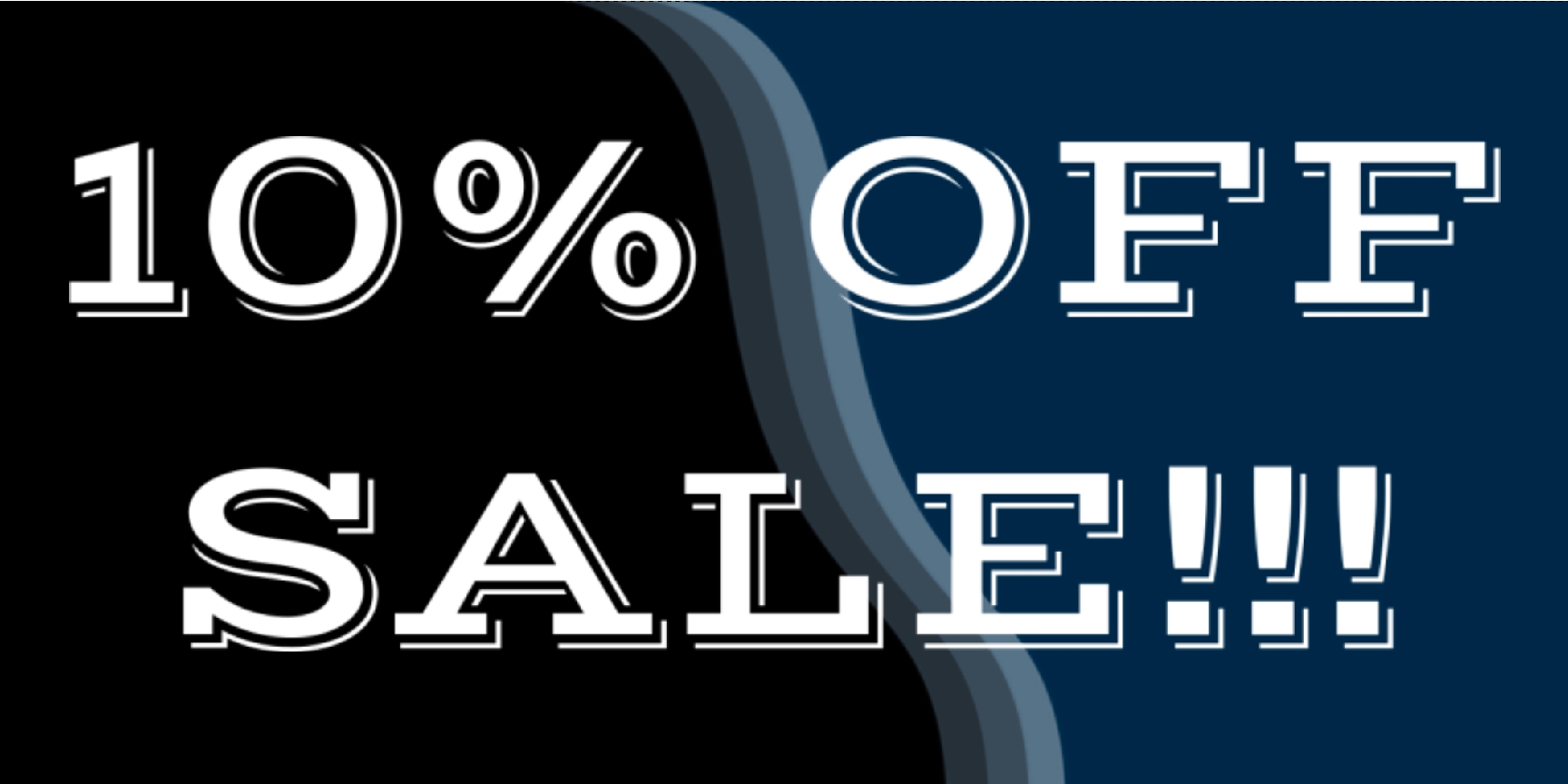 10% off Sale event banner