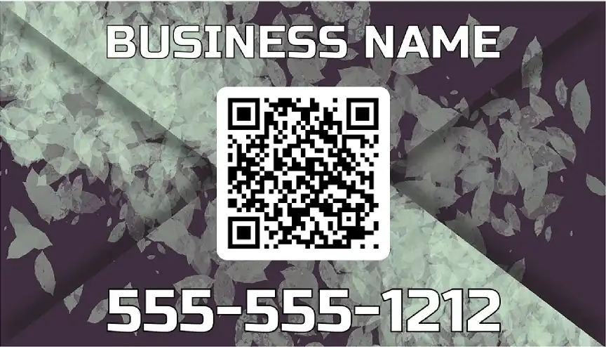 Magnet Business card - Flower Envelope