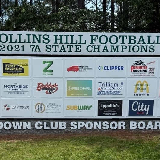 Collins hill sponsor monument