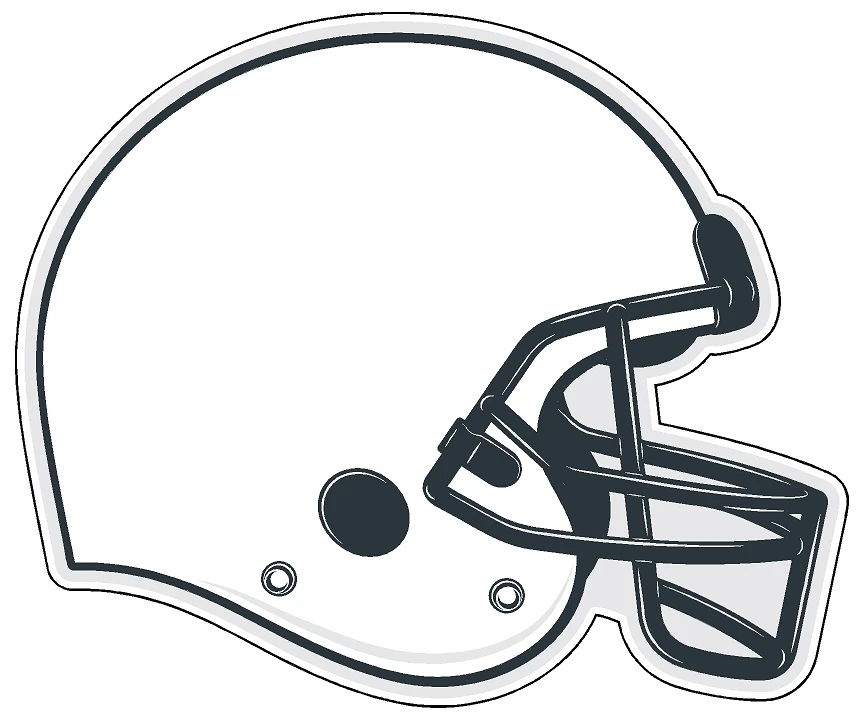 Design Your Own Football Helmet Shape Sign