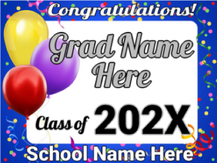 Graduation Sign Design 03