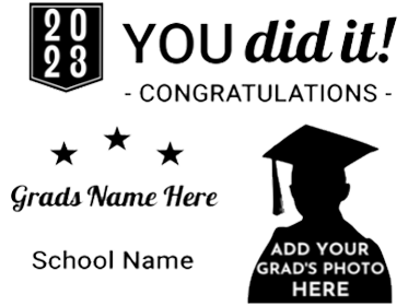 Graduation Sign Design 05