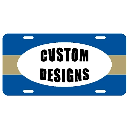custom design license plate