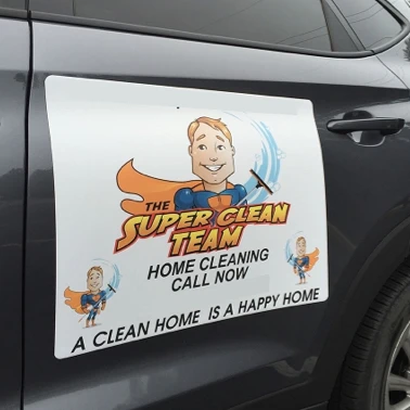 Cleaning Company Logo On Truck