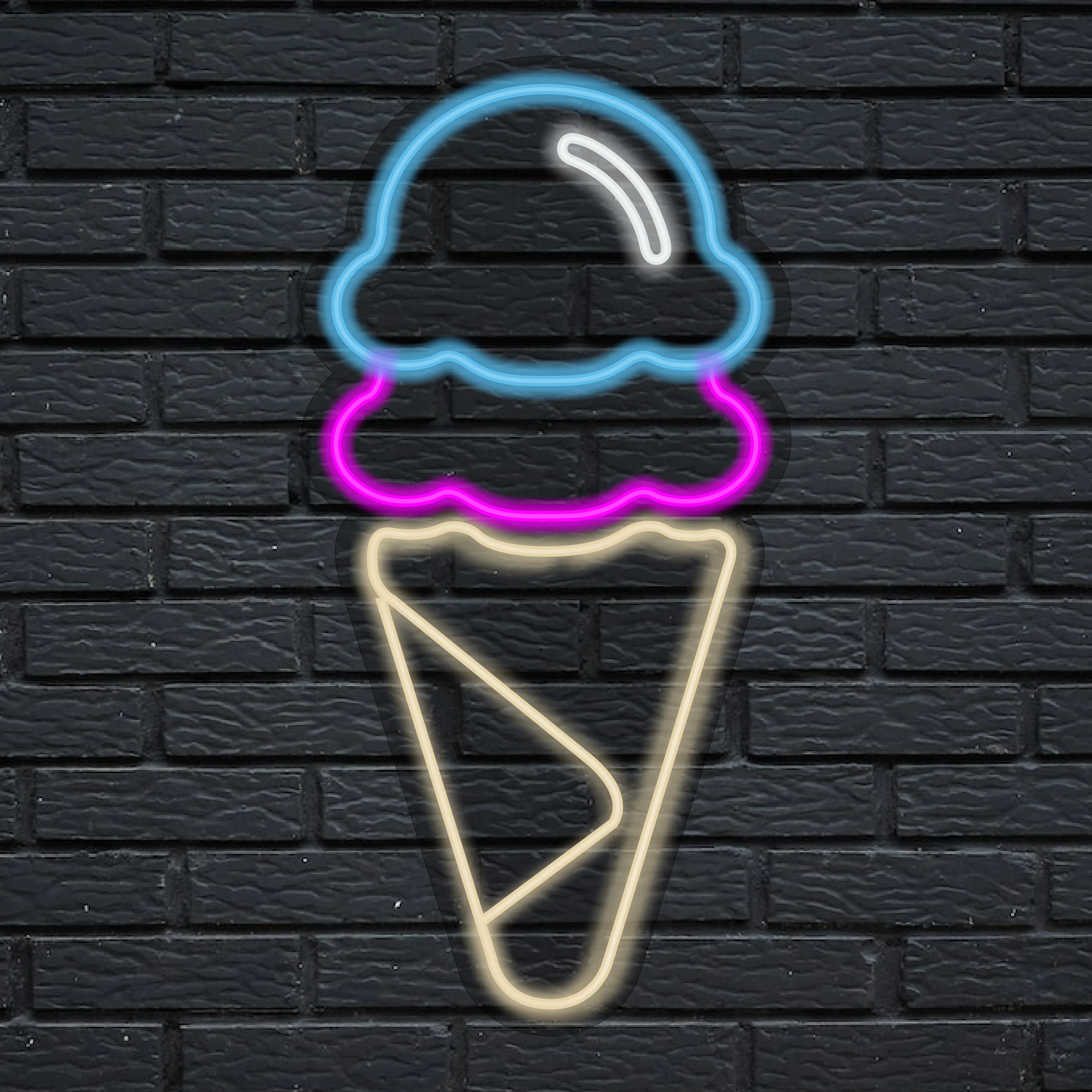 Ice Cream Cone LED NEON