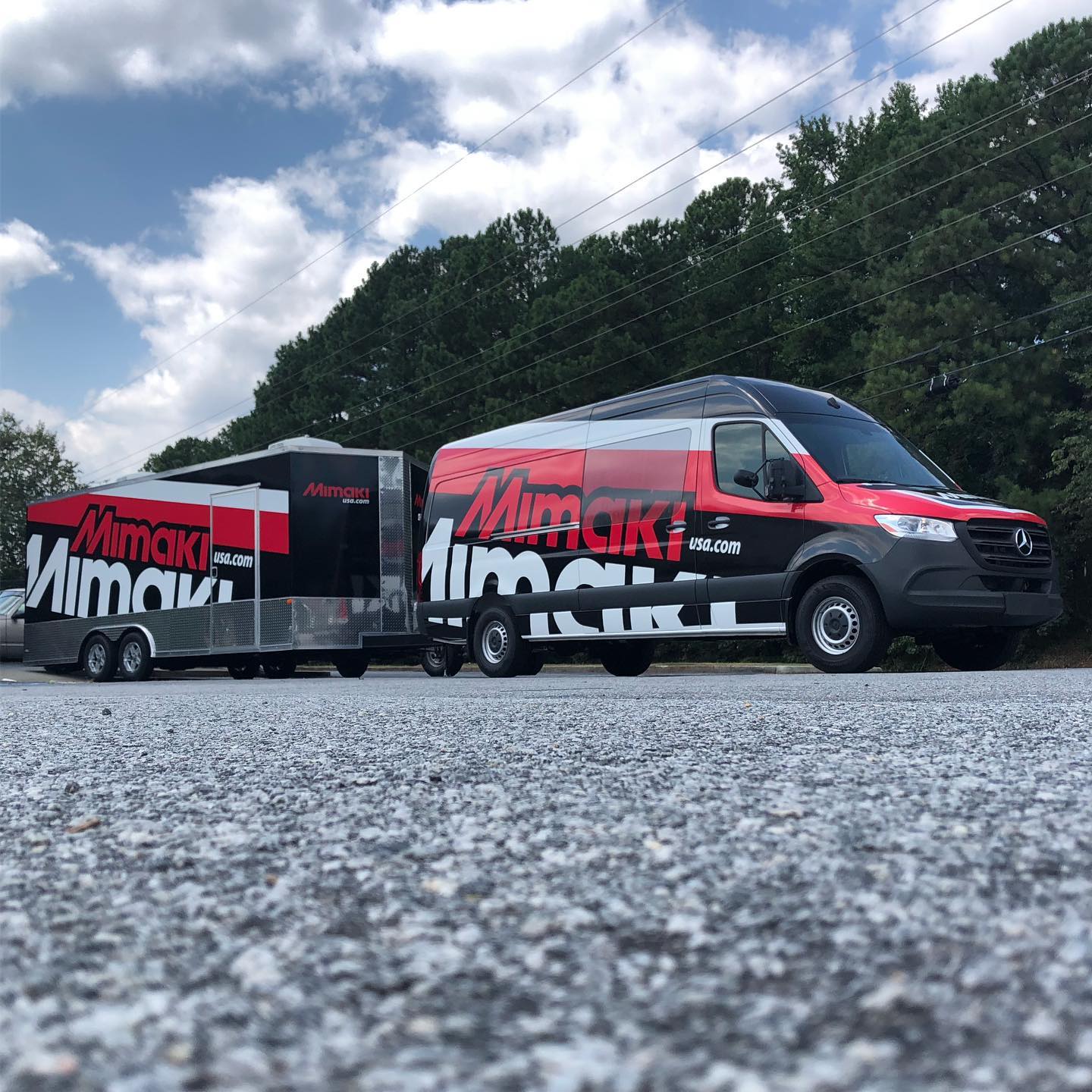 mimaki company full van and trailer wrap