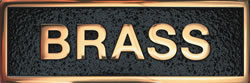 polished brass finish example
