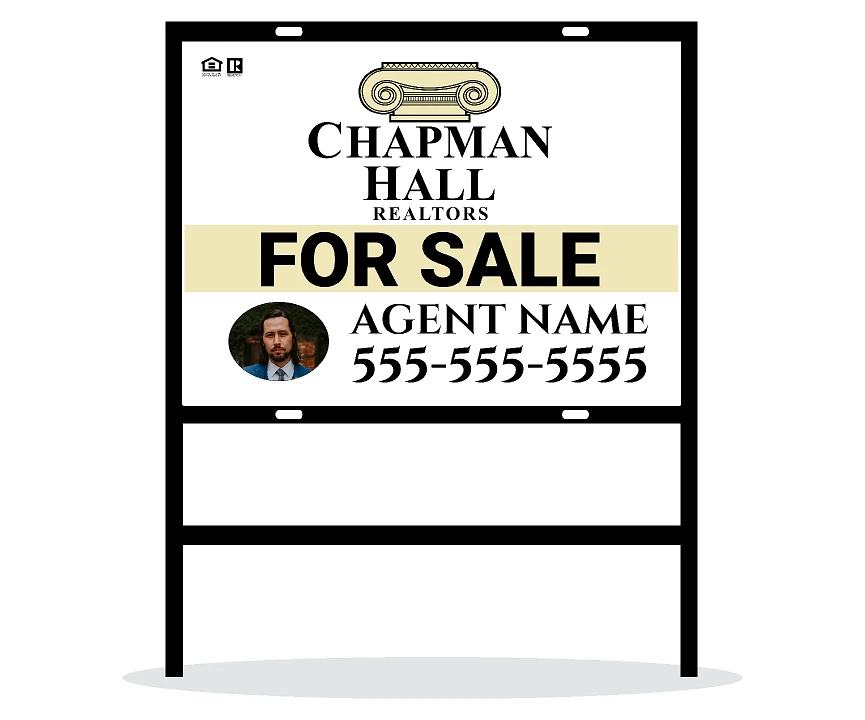 Chapman Hall 24 X 18 YARD SIGN with Picture