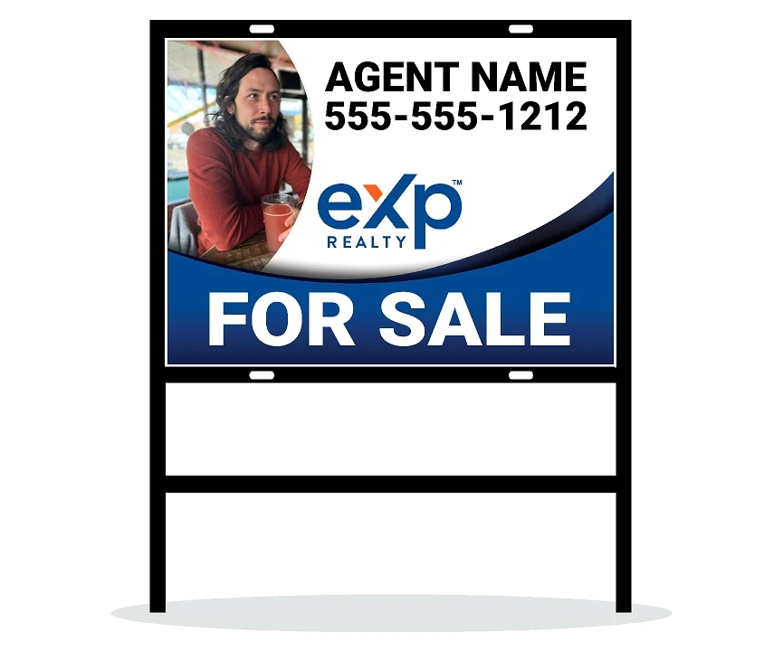 EXP 24 X 18 YARD SIGN with realtor photo