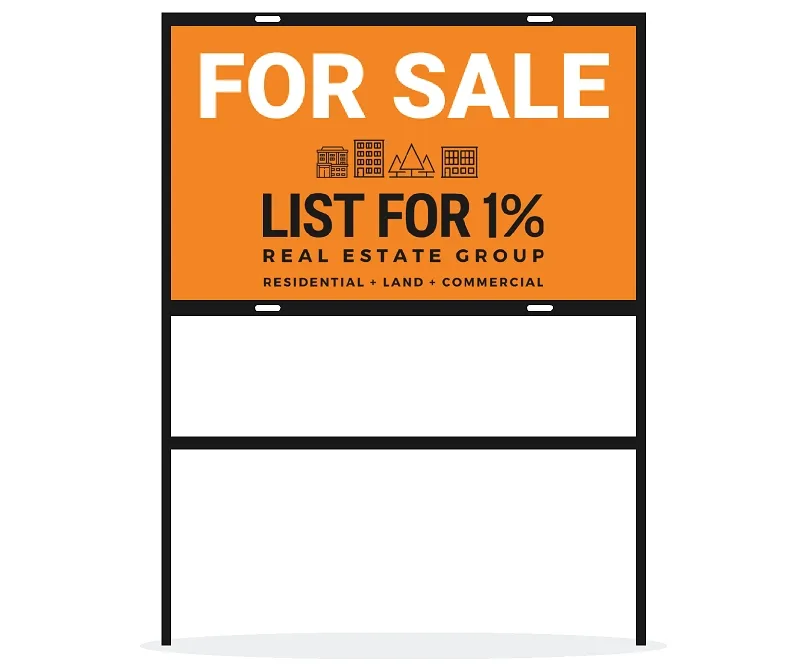 List for 1% Real Estate Signs