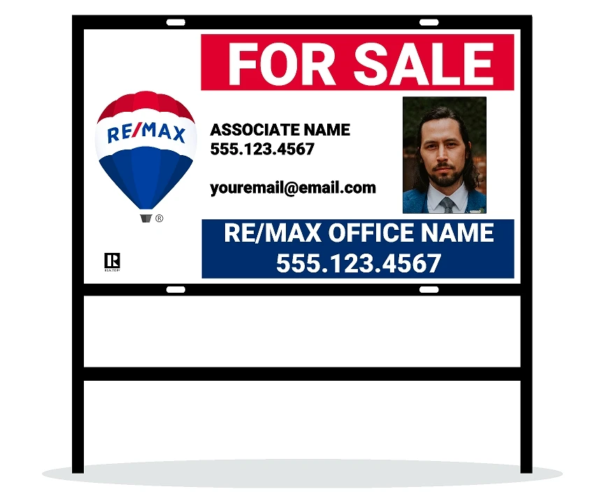 Re/Max 30 X 18 YARD SIGN with photo