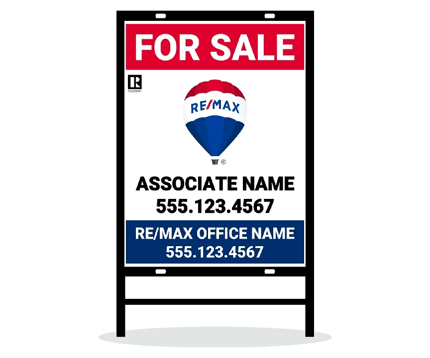 Re/Max 18 x 24 VERTICAL YARD SIGN
