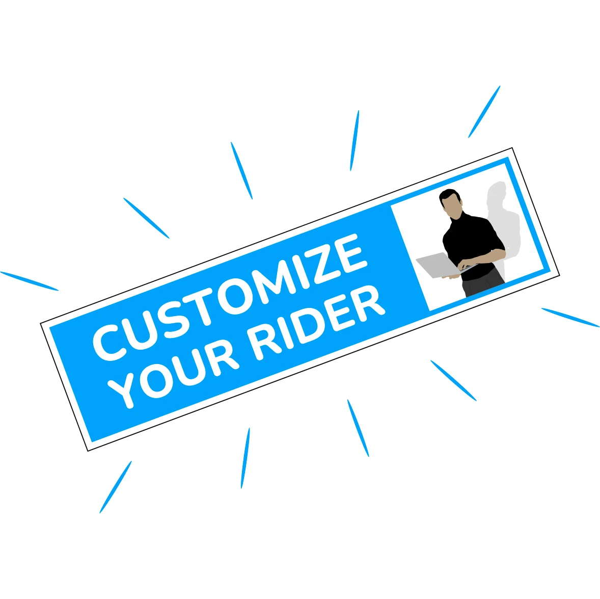 customizable rider