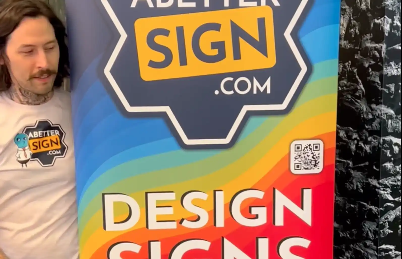 retractable banner made on youtube