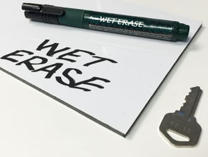 wet erase foam image