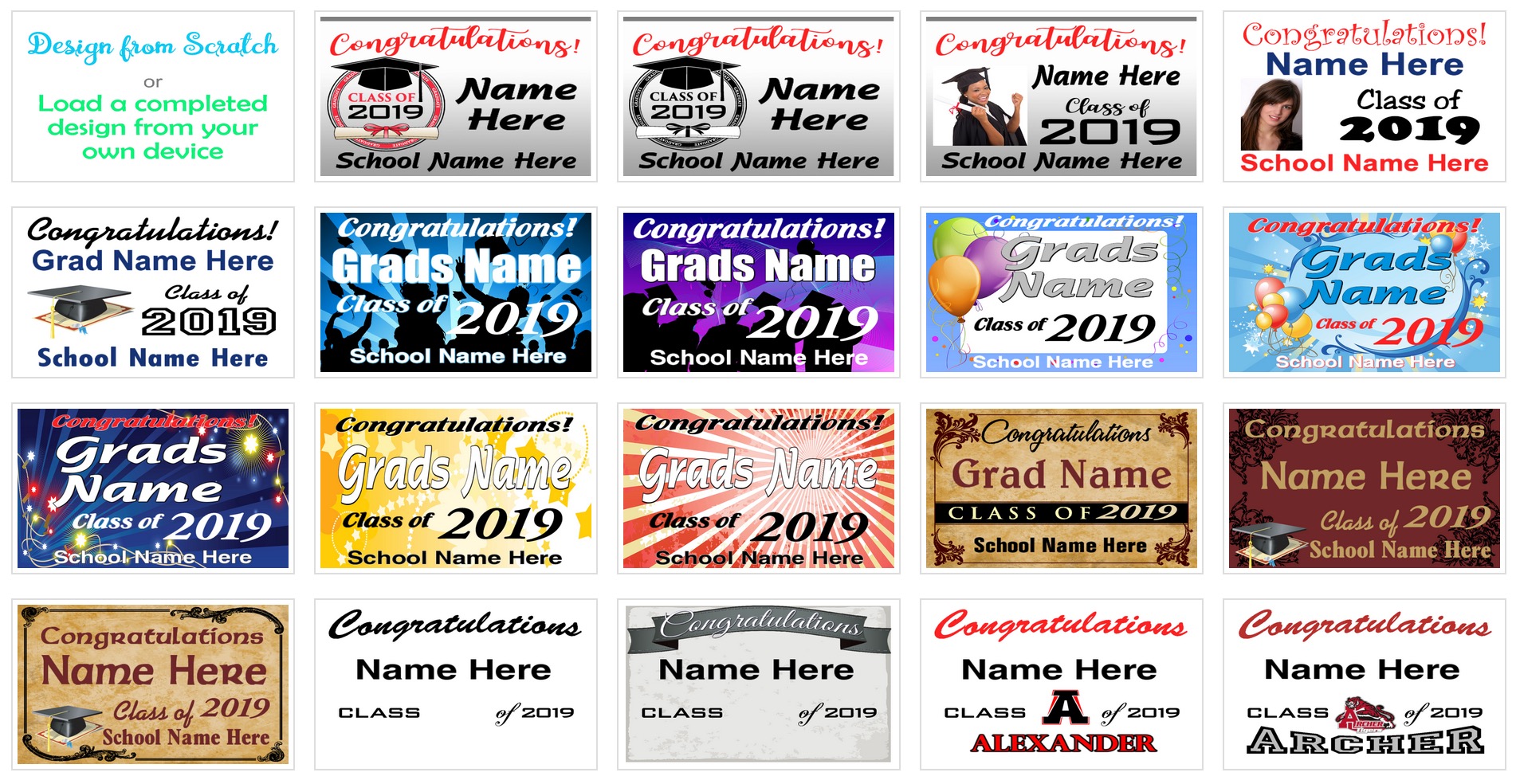 Graduation Signs And Banners