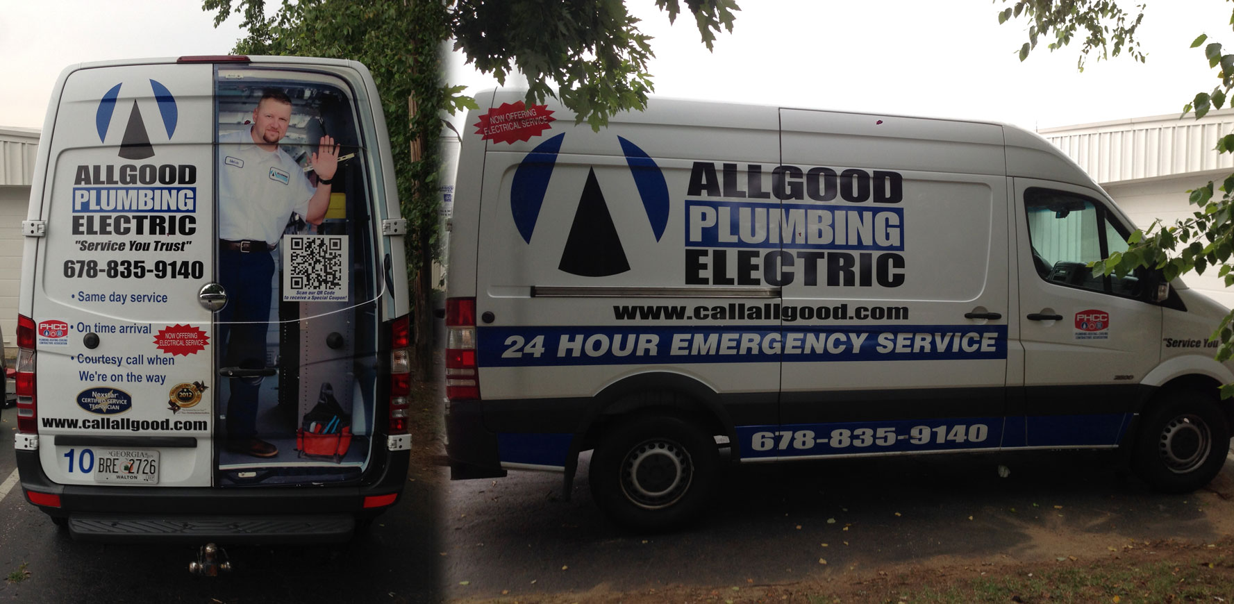 Custom Car Graphics Decals A Better Sign Allgood Plumbing Image